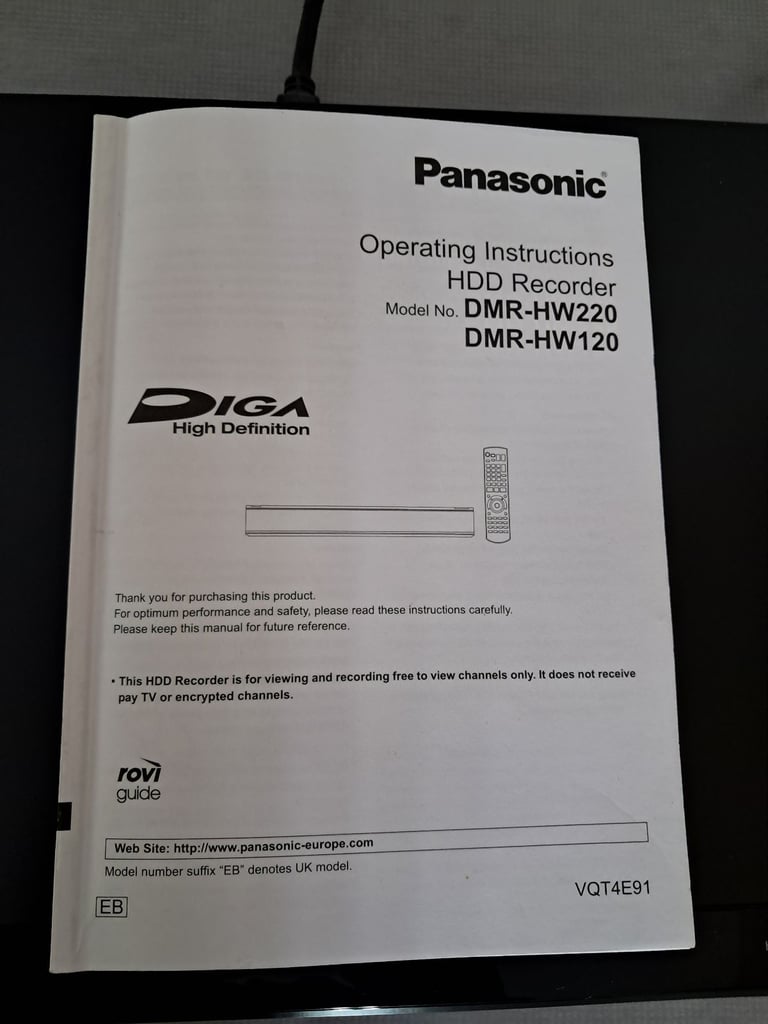 Panasonic TV Recorder 