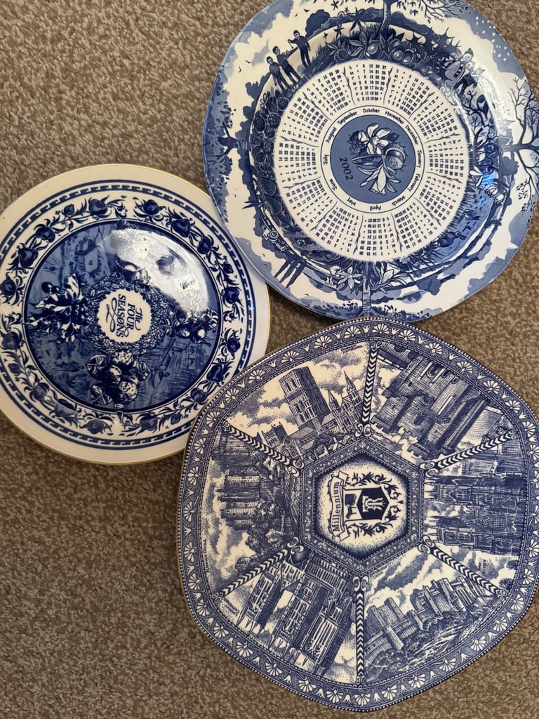 3 ringtons collectible plates