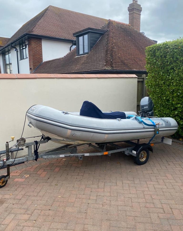 Avon 20hp rib boat