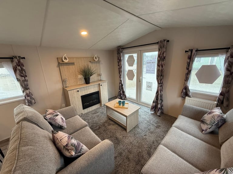 Brand New 2025 2 Bed Static Caravan - Offsite Sale for Private Land - DG & CH 