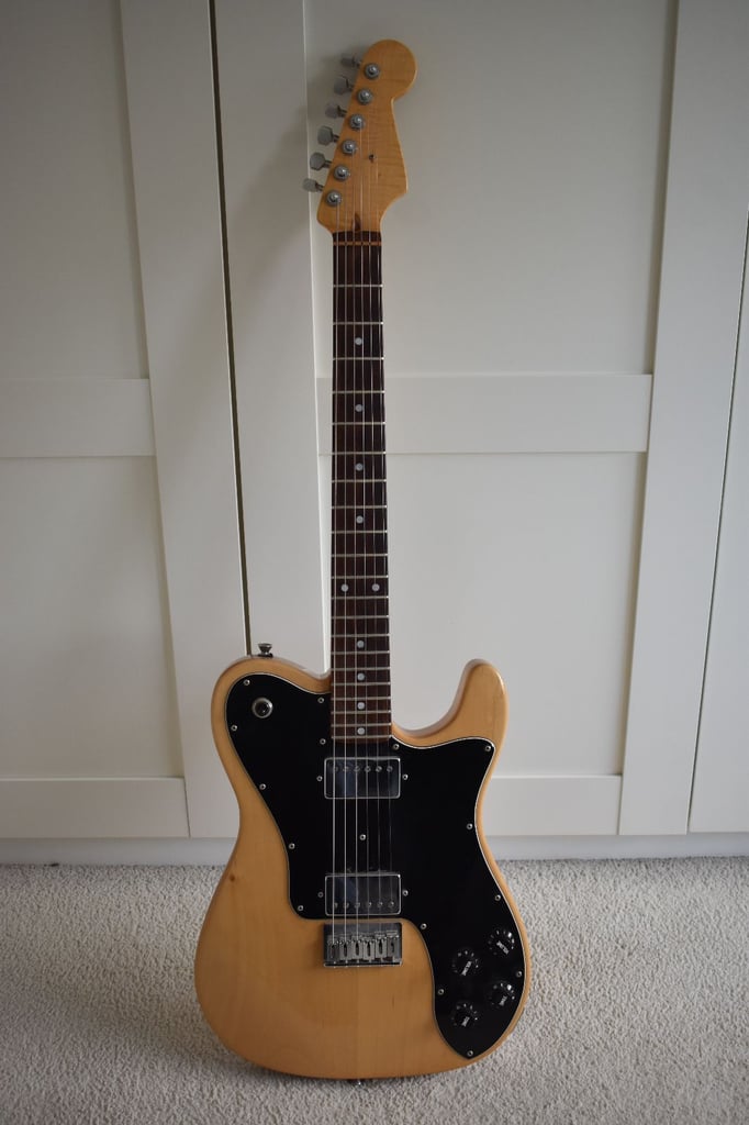 image for Telecaster DeLuxe Custom Built 24 3/4" Maple/Rosewood Conversion Neck, Alder Body, PAFF