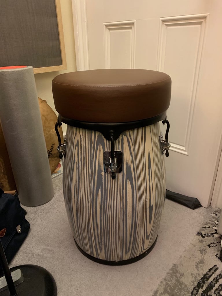 image for Natal drum throne / stool for congas, bongos and drums