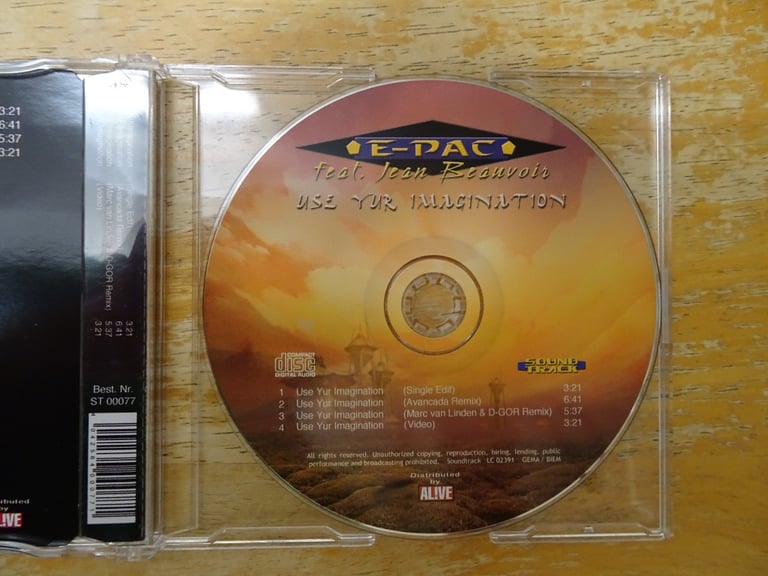 E-Pac Feat Jean Beauvoir - Use Yur Imagination - CD/Video (Oddworld/Abe/Munch)