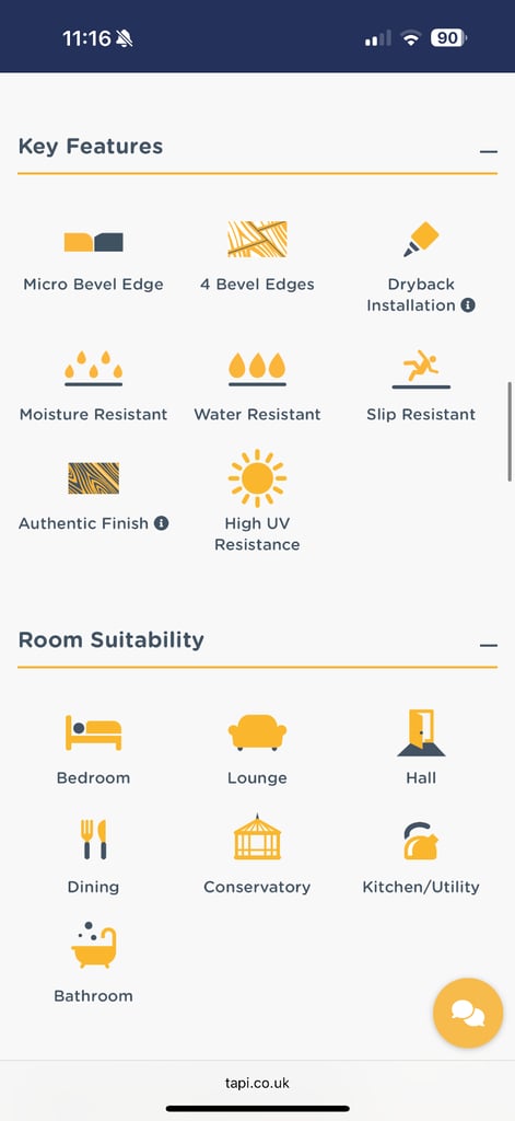 Herringbone oak luxury vinyl planks