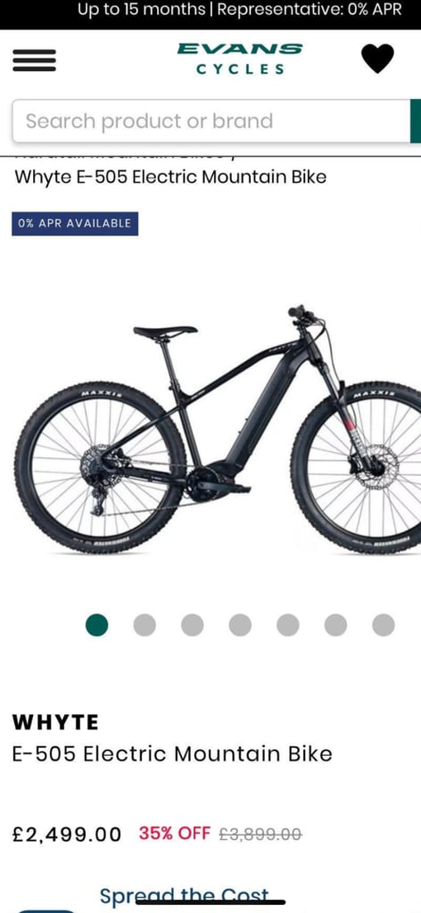 image for WHYTE E505 Mountain Bike 