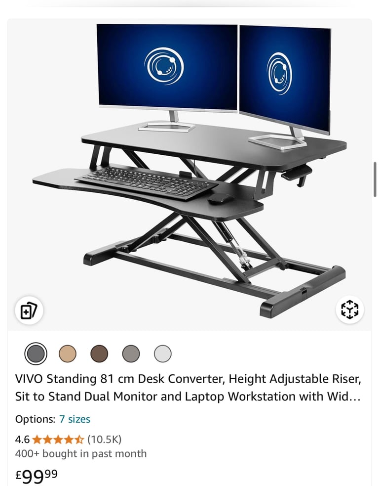 image for Standing desk converter