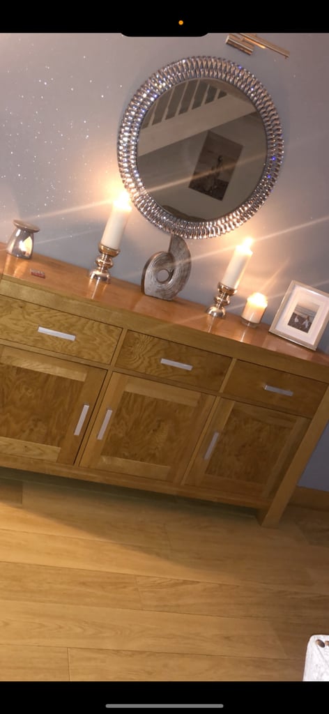 image for Solid oak cupboard 