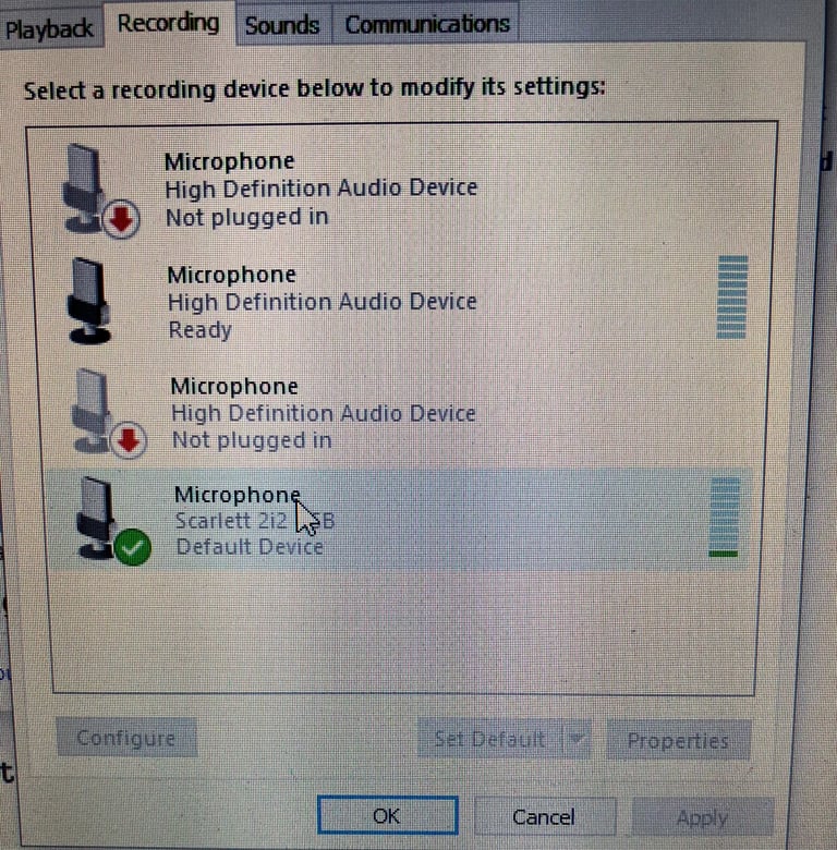 Focusrite Scarlett 2i2 USB Audio interface 