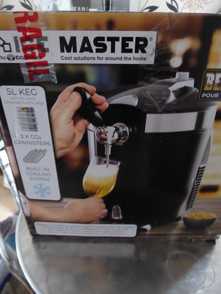  Ice Master by Daewoo, Beer Pump for 5L Keg Cooling Draft Dispenser