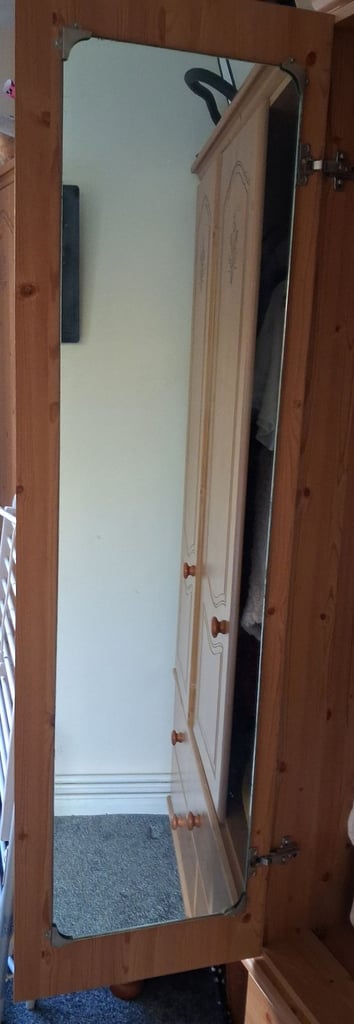 Solid Pine Triple Wardrobe 