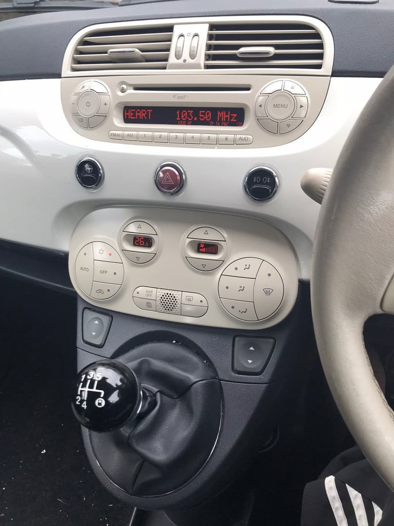 Fiat, 500, Convertible FSH star stop new mot , 2011, Manual, 1242 (cc), 3 doors