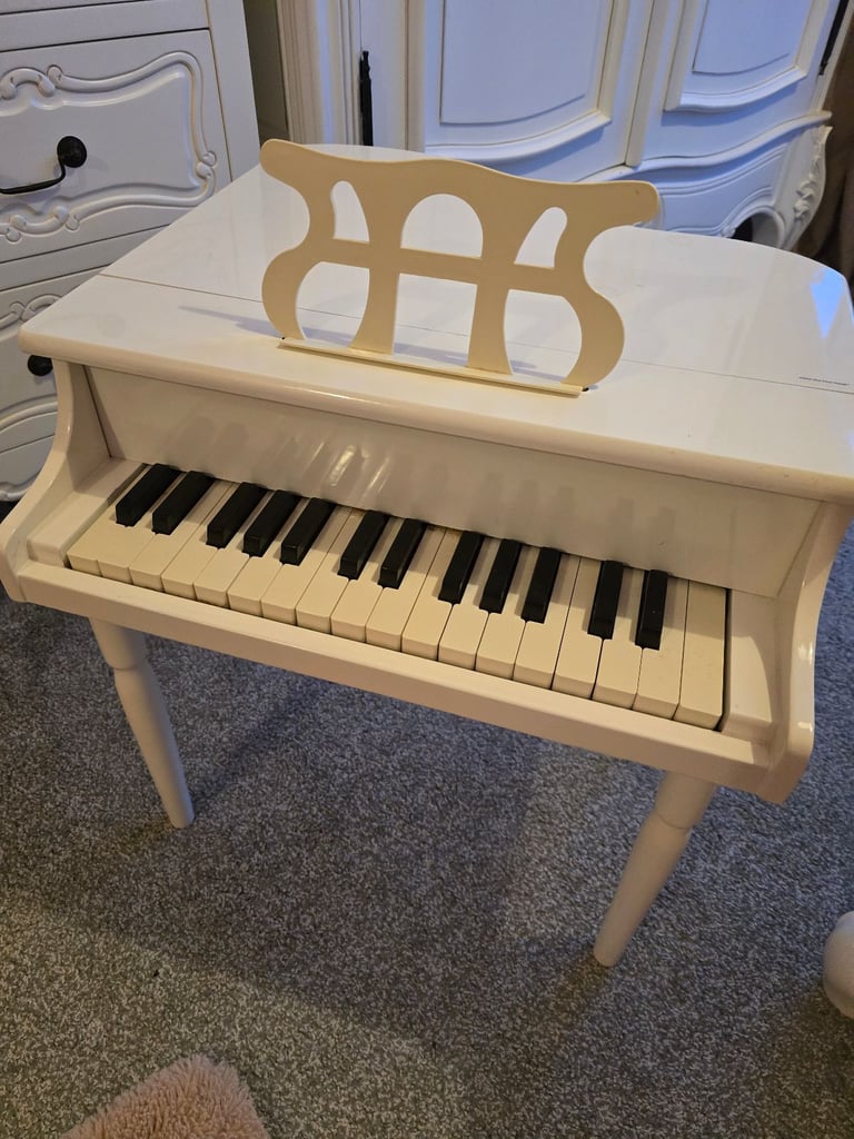 image for Childrens toy grand piano white