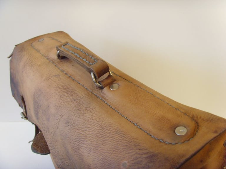 Vintage Engineers Real Leather Tool or Bike Bag