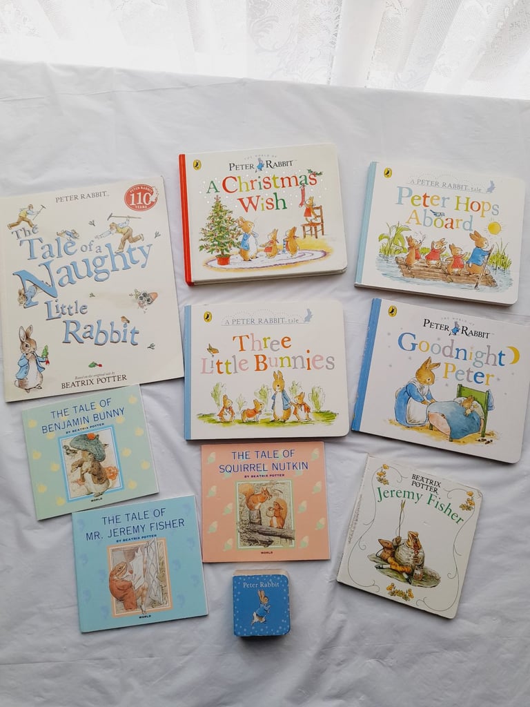 13x Peter Rabbit by Beatrix Potter Books