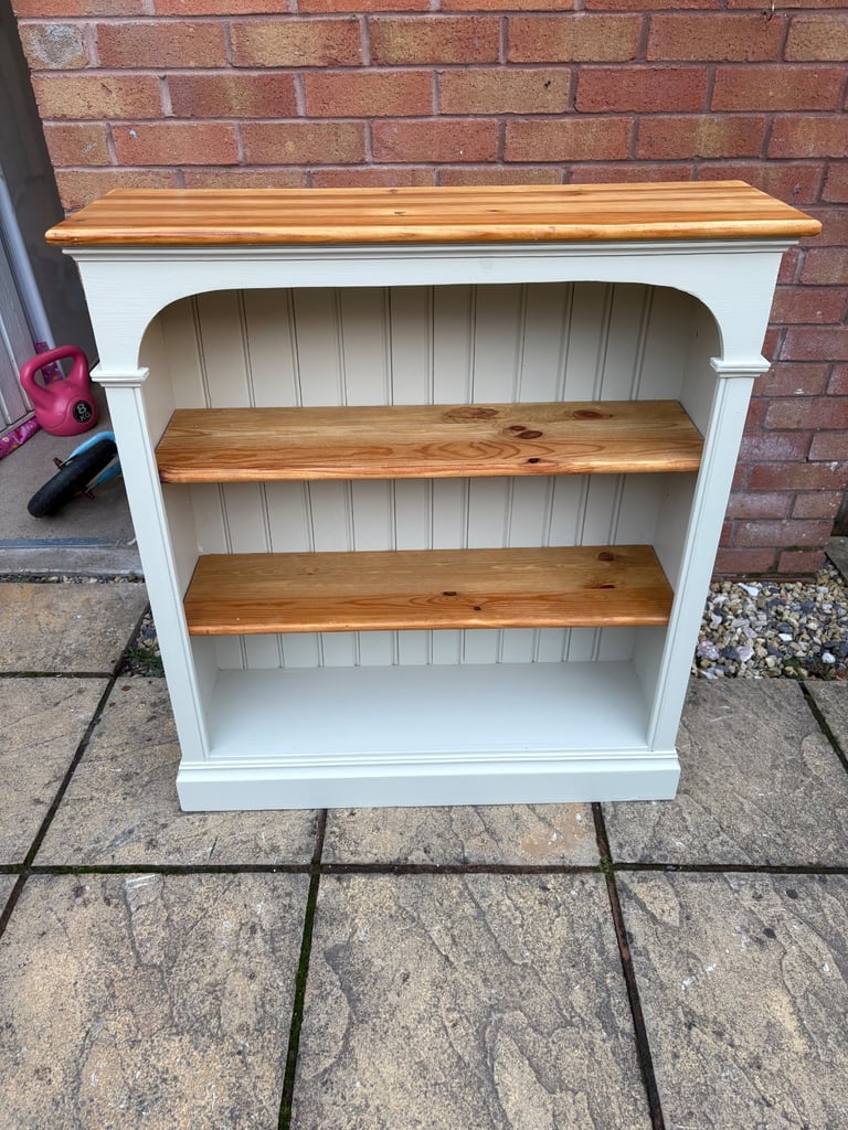 image for Refurbished solid pine bookcase 