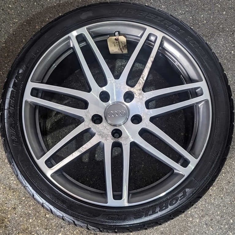 21" Genuine AUDI Q7 7 DOUBLE SPOKE Alloy Wheels & Tyres 5X130