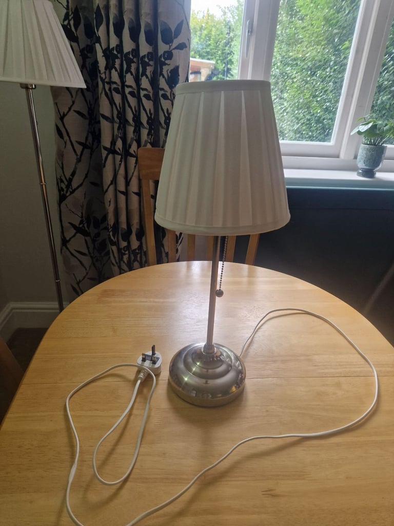 Ikea floor lamp and table lamp