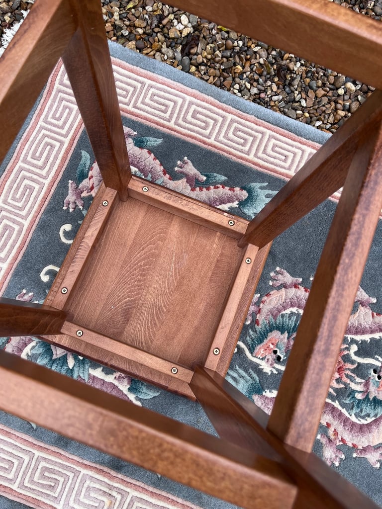 Vintage solid oak stool REDUCED 