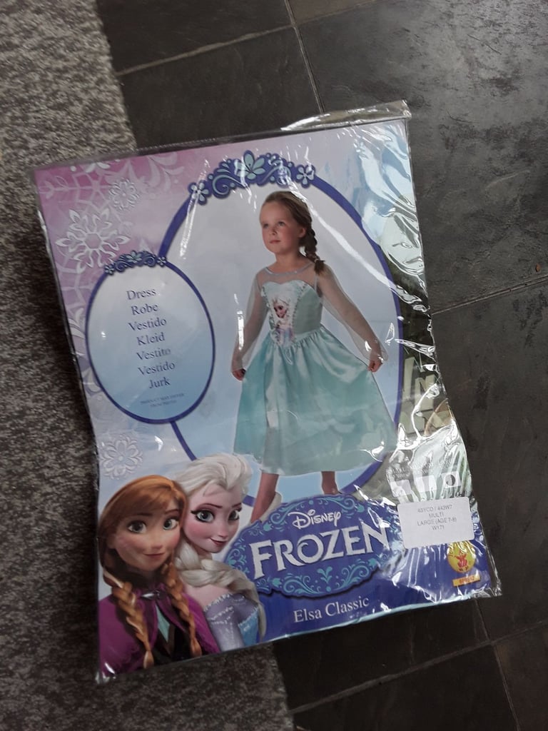 image for Frozen costume age 7 to 8 