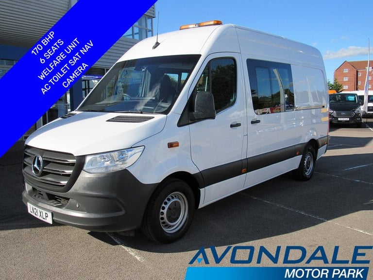 2021 Mercedes-Benz Sprinter 317 CDI Progressive 170 BHP AUTOMATIC RWD RARE WELFARE UNIT WITH TOIL...