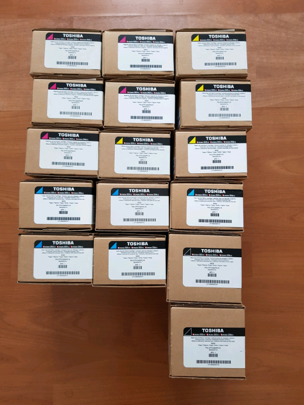 16 x Toshiba Cartridges for eStudio305cp, eStudio305cs, eStudio306cs