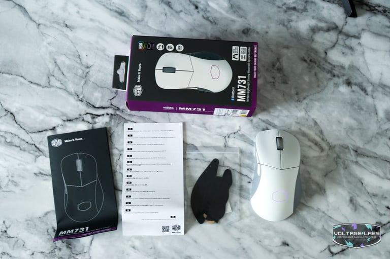 image for Cooler Master MM731 Mouse RGB Superlight Wireless Rechargeable