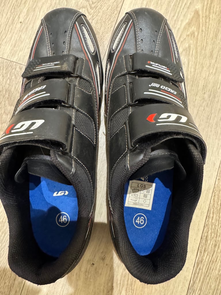Louis Garneau road cycling shoes 46