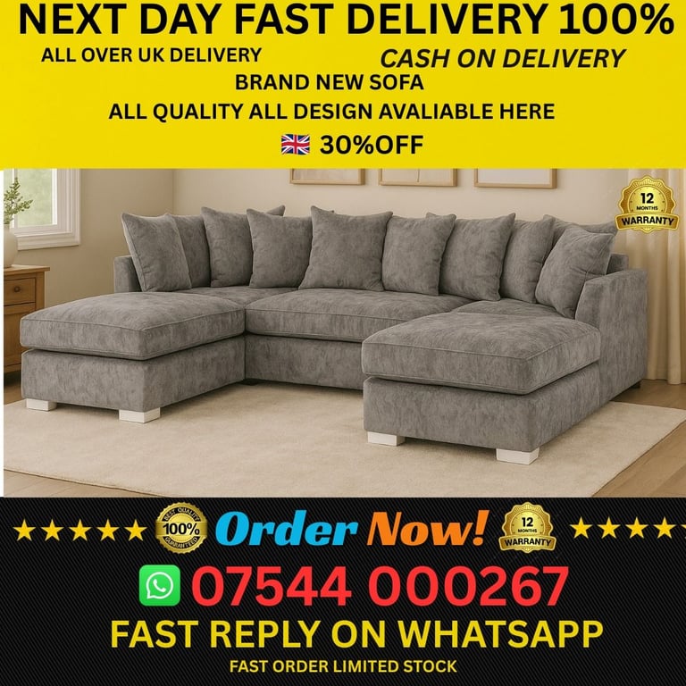 image for Affordable U Shape Sofas for Stylish Living – Limited Offer