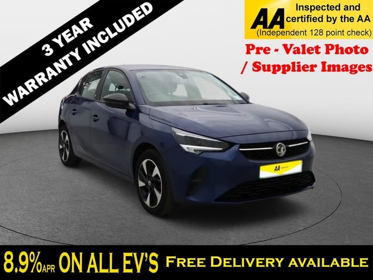 2022 Vauxhall Corsa 50kWh SE Nav Premium Hatchback 5dr Electric Auto (7.4Kw Charger) (136 ps) Hat...