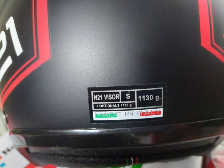 Nolan N21 with Visor Amarcord Helmets Large and Small