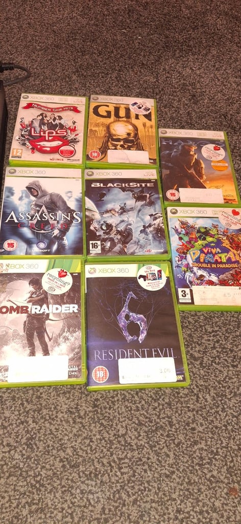 Xbox one with controller and games