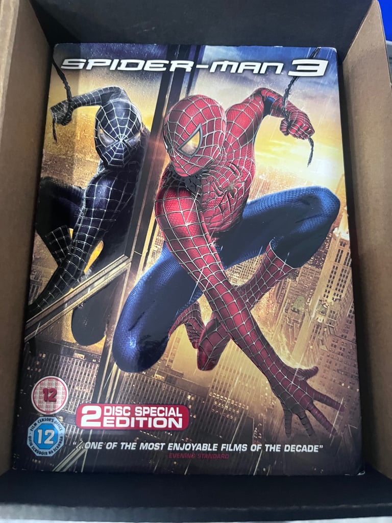 Spiderman DVD Clocks & dvd box