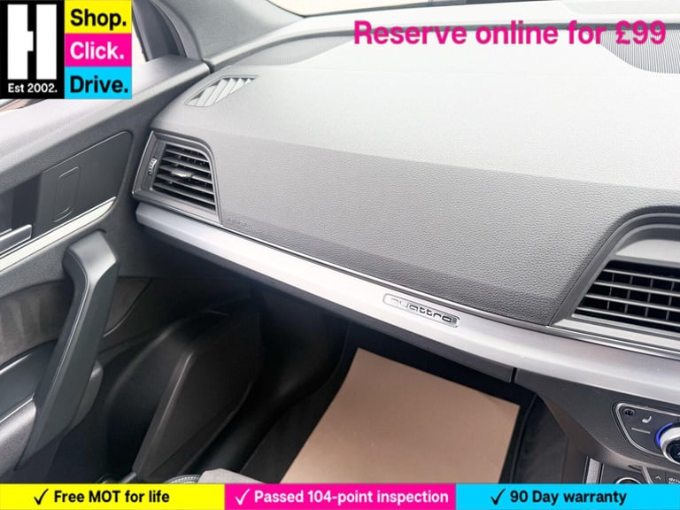 2017 Audi Q5 2.0 TFSI S line S Tronic quattro Euro 6 (s/s) 5dr ESTATE Petrol Automatic