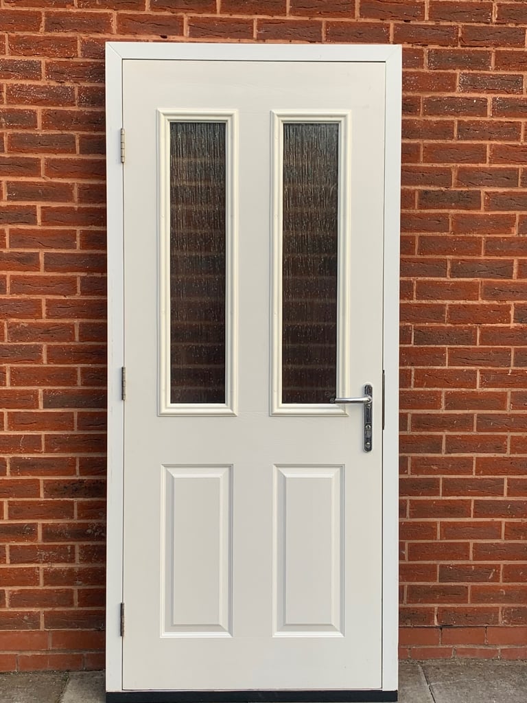 DOUBLE GLAZED COMPOSITE BACK DOOR IN ANTHRACITE GREY 92.5cm WIDE 207cm HIGH Can Deliver