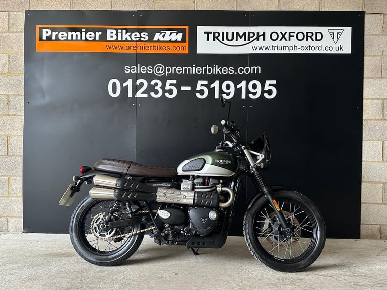 image for STUNNING 2020/20 TRIUMPH STREET SCRAMBLER MOTORCYCLE 