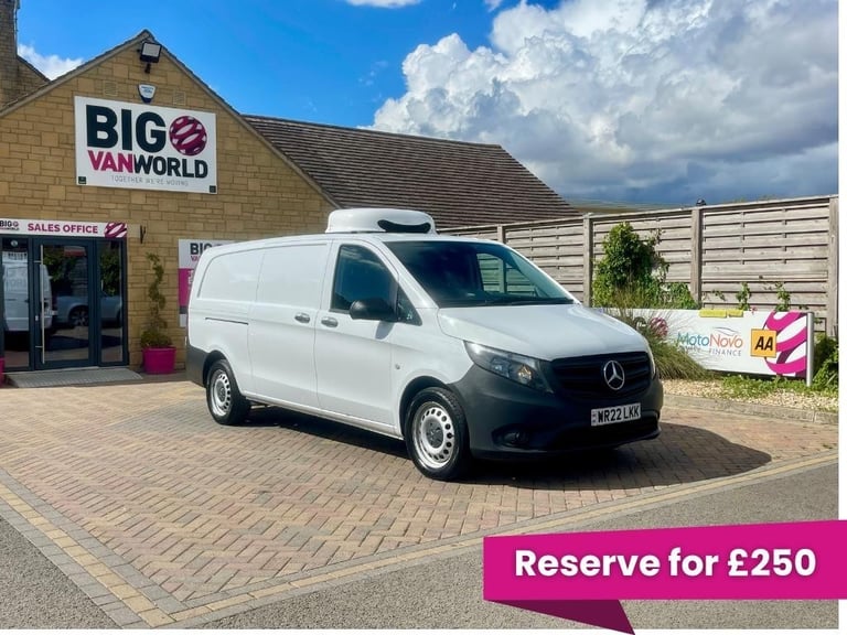 Mercedes-Benz Vito 114 CDI 136 L3H1 PROGRESSIVE FRIDGE VAN XLWB LOW ROOF RWD