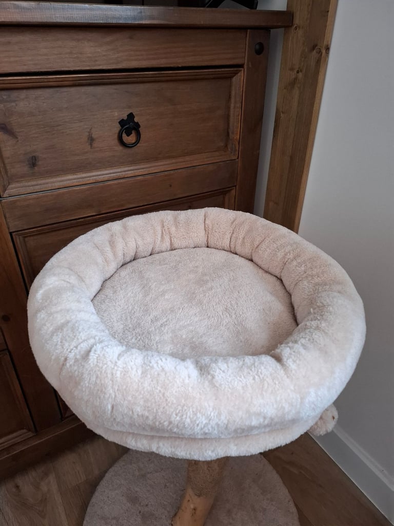 Pets at home tom snooze & swat cat tower natural