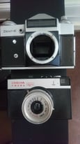 2 old vintage cameras