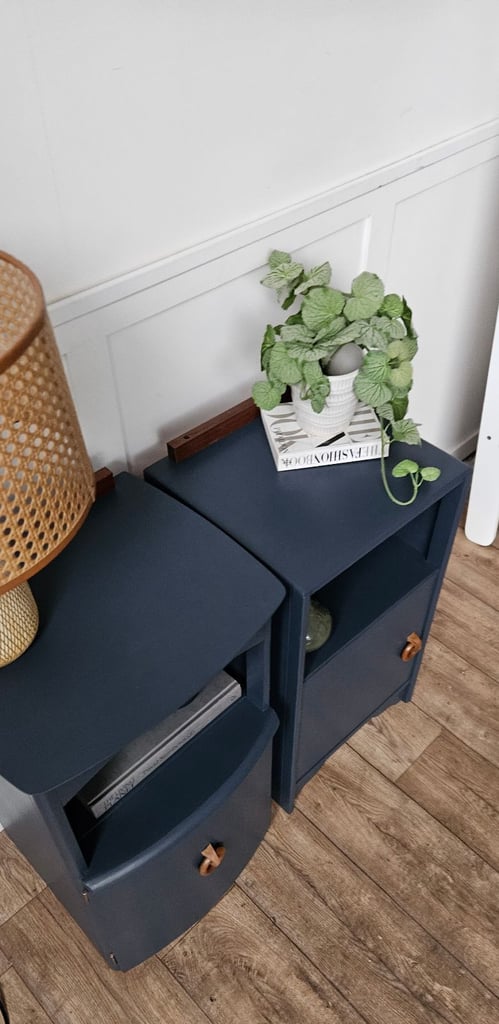 His & Hers Boho Bedside tables 