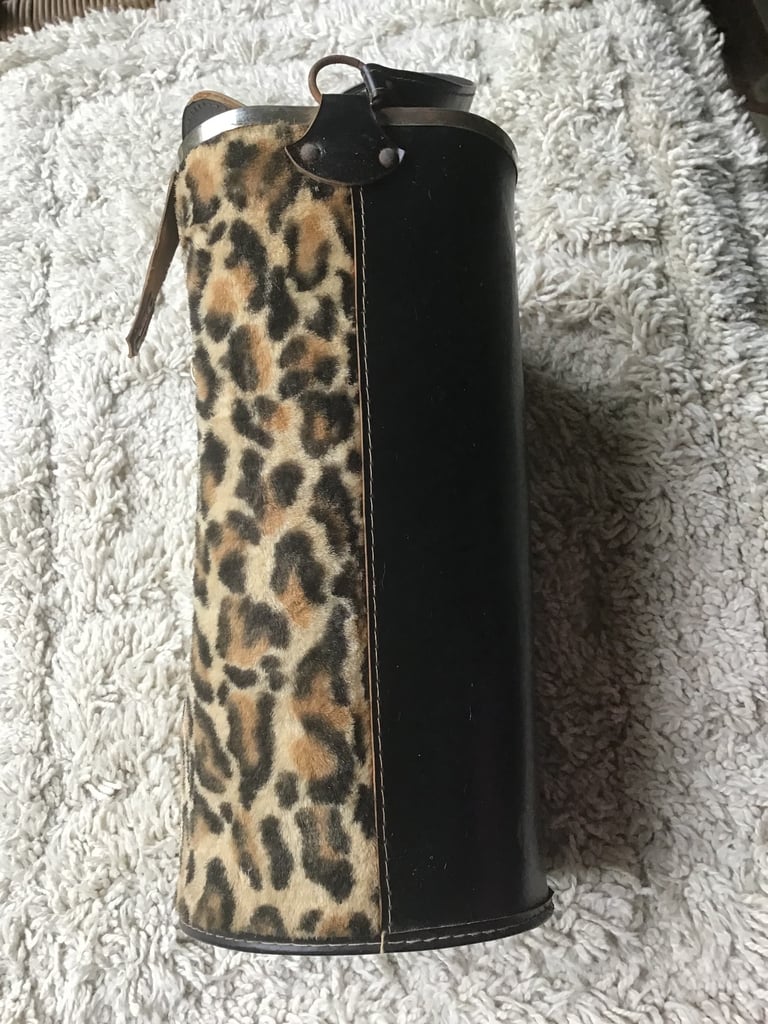 VINTAGE KNITTING STORAGE BOX/BAG