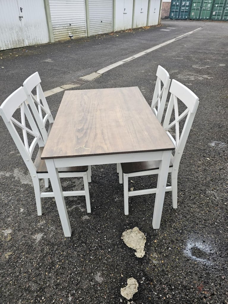 image for dining set, 4 chair and table with DELIVERY
