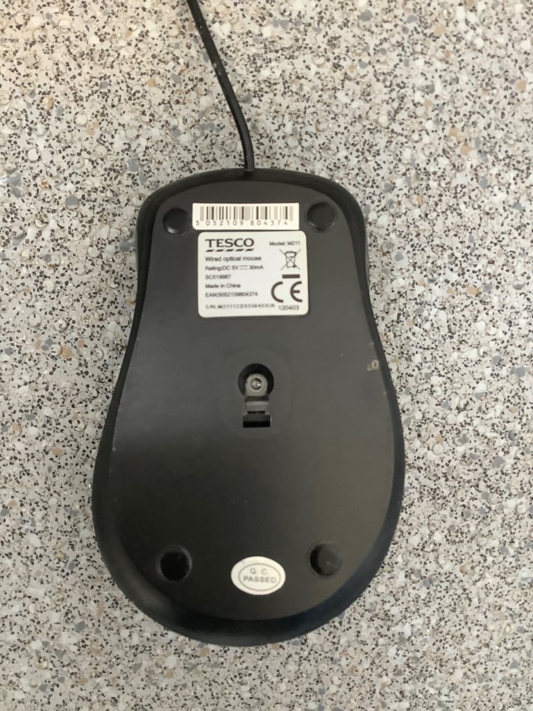 Tesco wired optical Mouse 