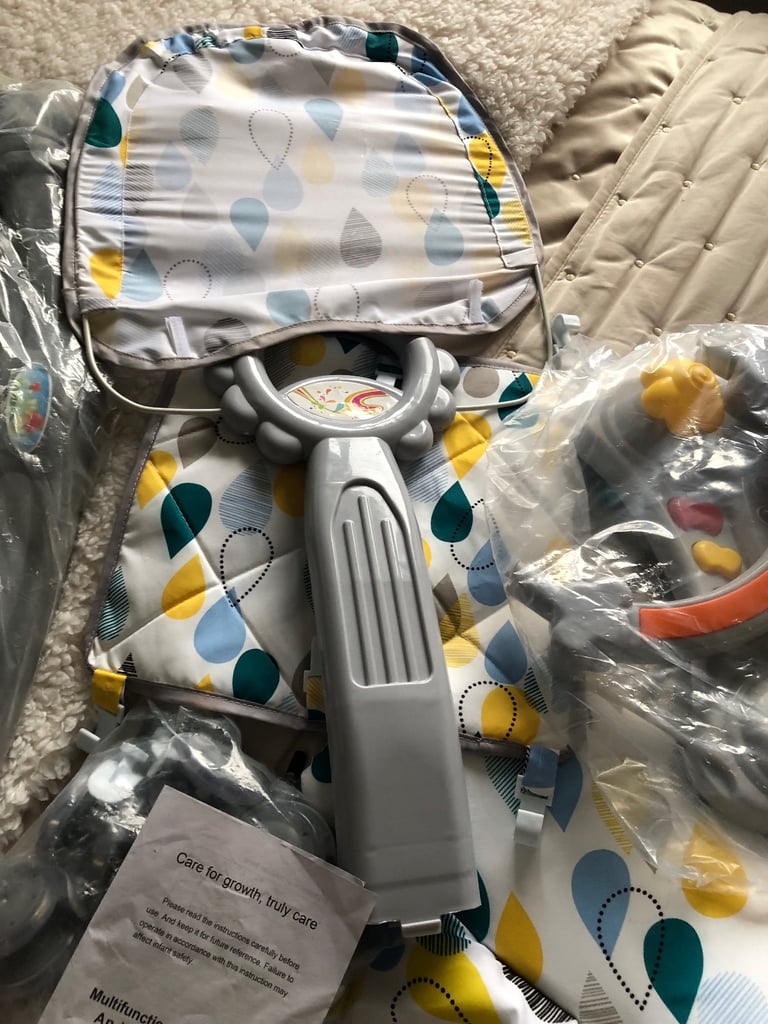 Baby walker with parent handle new