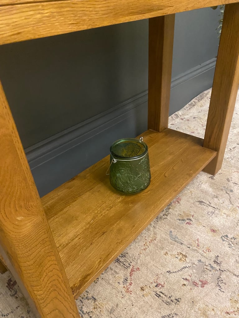 💖 Stunning solid oak Oak Furnitureland console table 