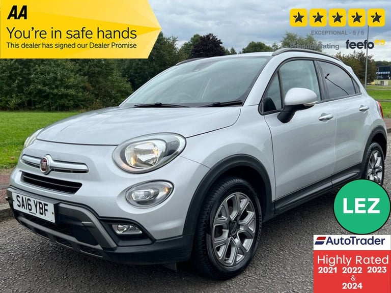 2016 Fiat 500X 1.4 Multiair Cross 5dr HATCHBACK PETROL Manual