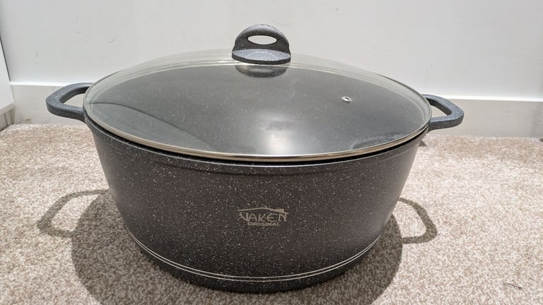 Marble coating cooking pot 