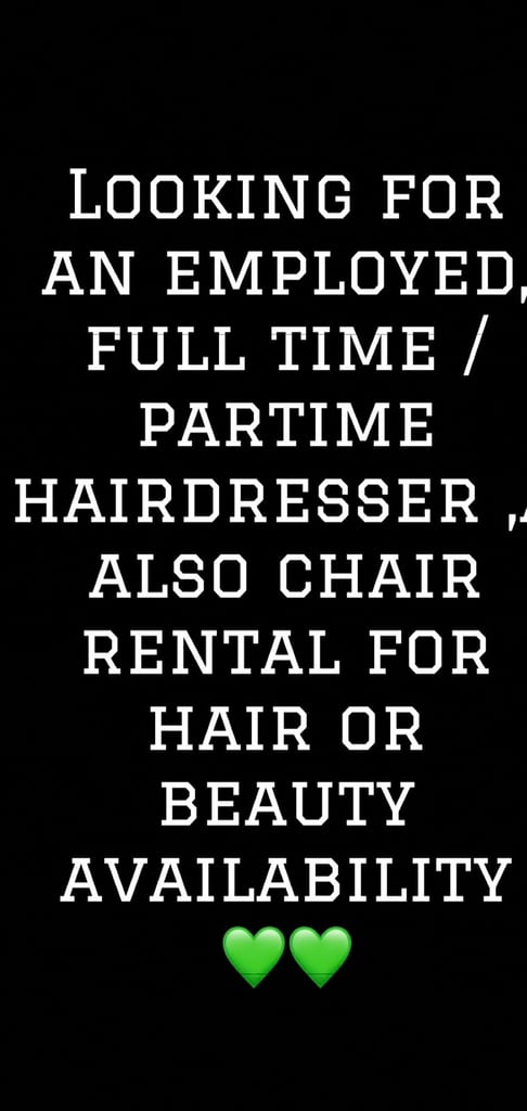 Qualified hairdresser 