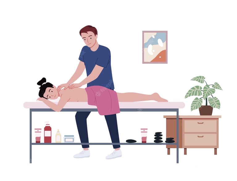 Full body massage by male therapist 