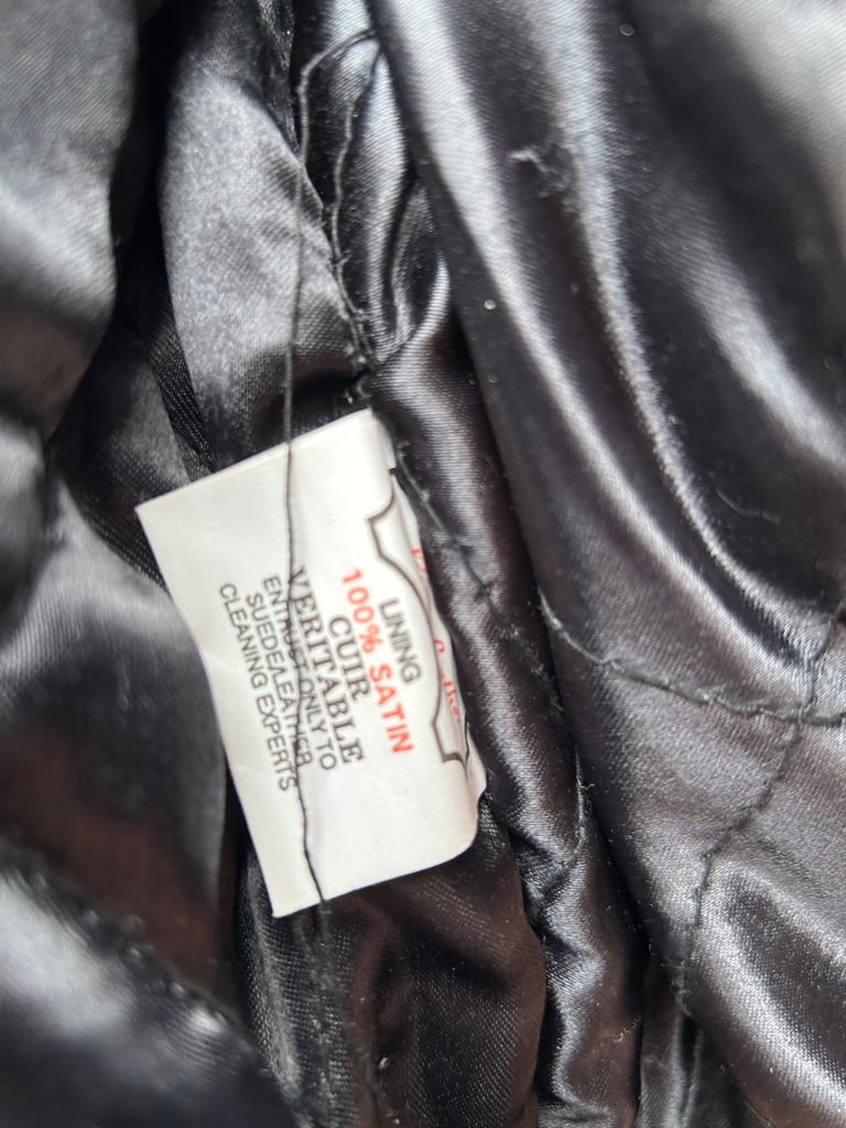 Leather jacket size 42 