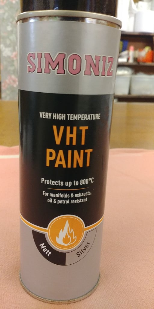 Simoniz VHT Spray paint in matt silver